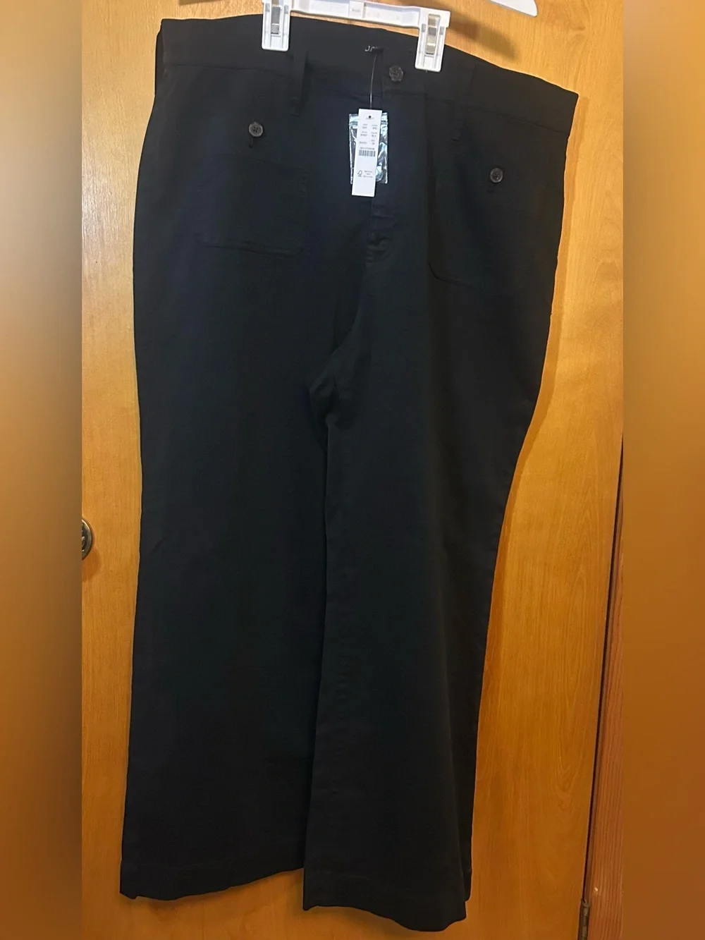 NWT J. Crew Sailor slim wide-leg chino pant size 34